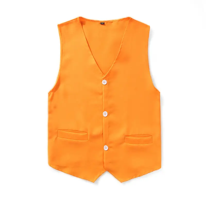 White Sleeveless V-Neck Vests for Men - Image 13
