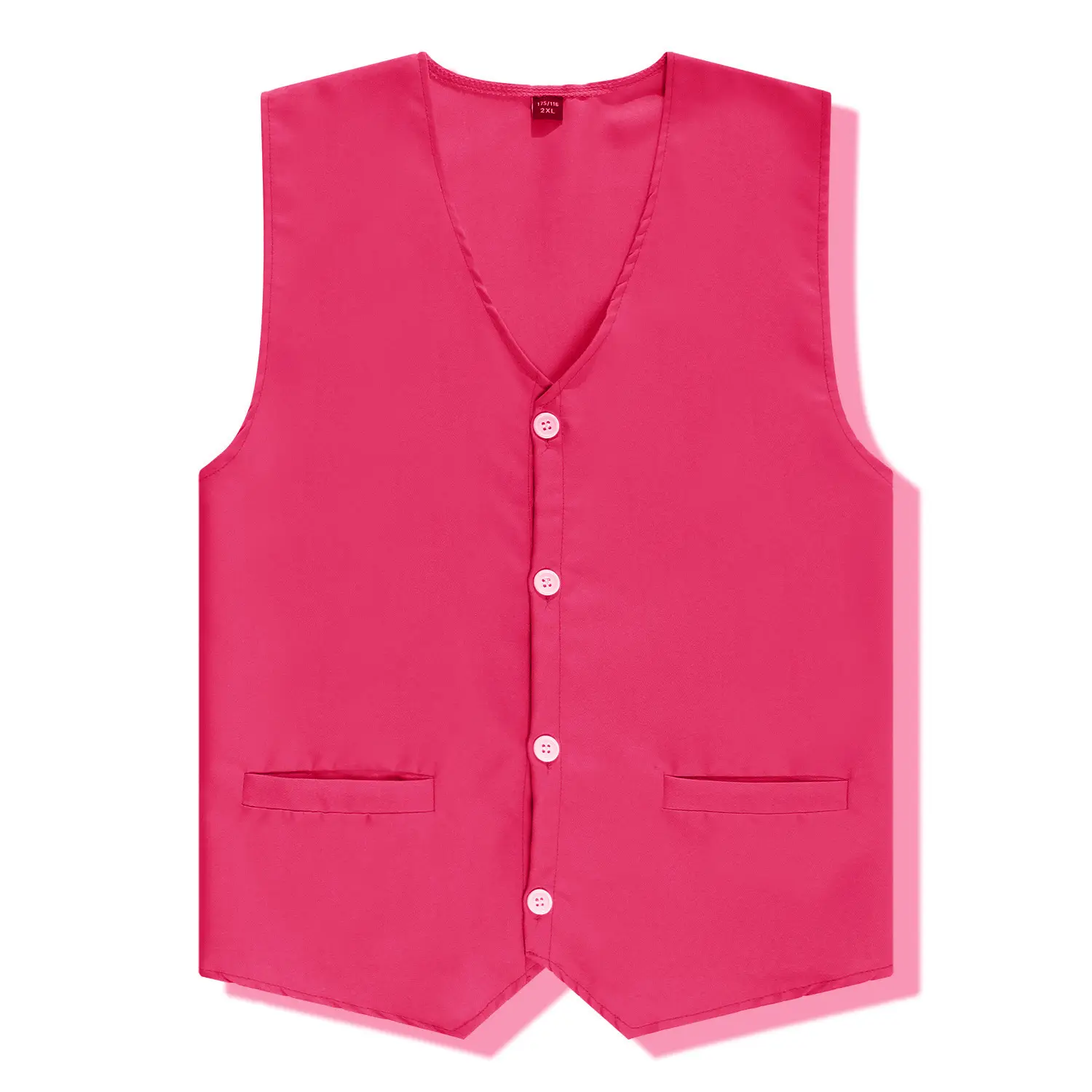 White Sleeveless V-Neck Vests for Men - Image 18