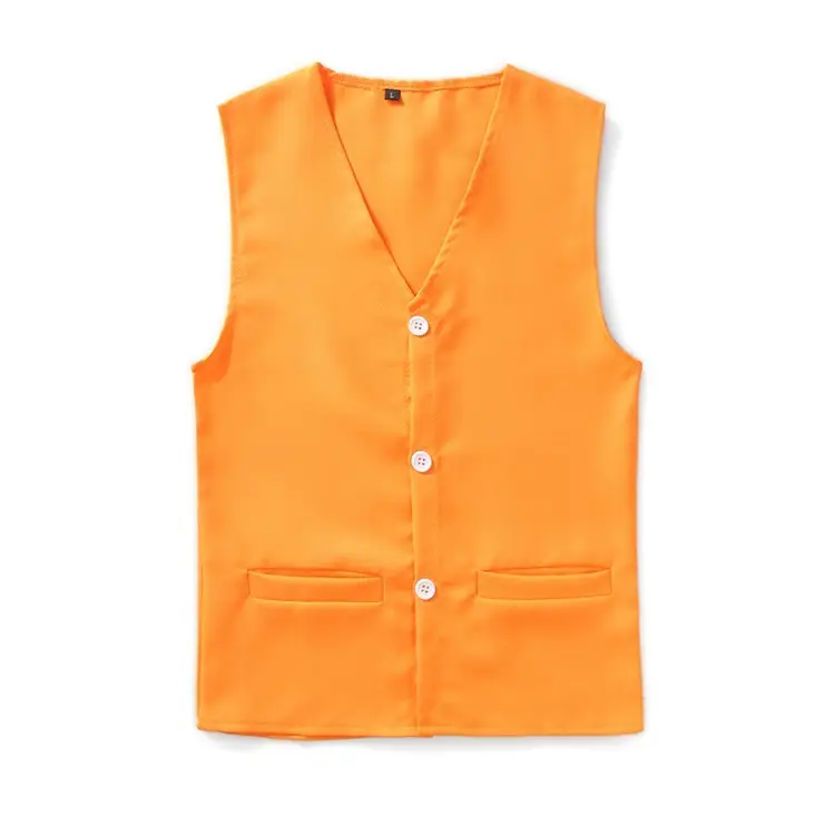 White Sleeveless V-Neck Vests for Men - Image 4