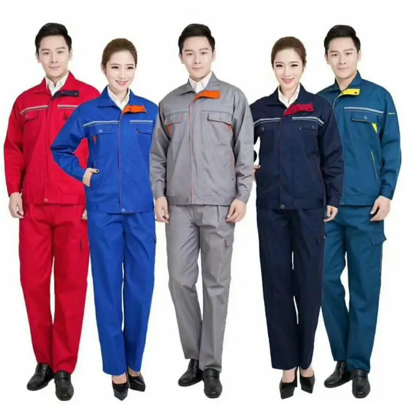 Long Sleeve Labor Protection Workwear Suit Summer Auto Repair Welding Workwear