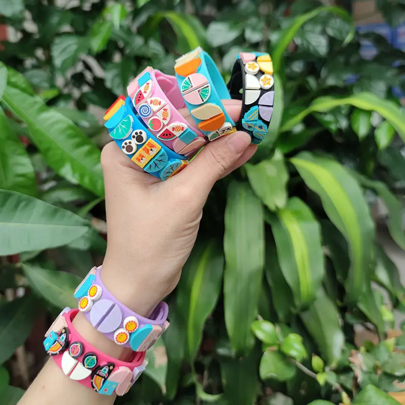 Colorful Particle Building Blocks DIY Bracelet for Kids - Image 6