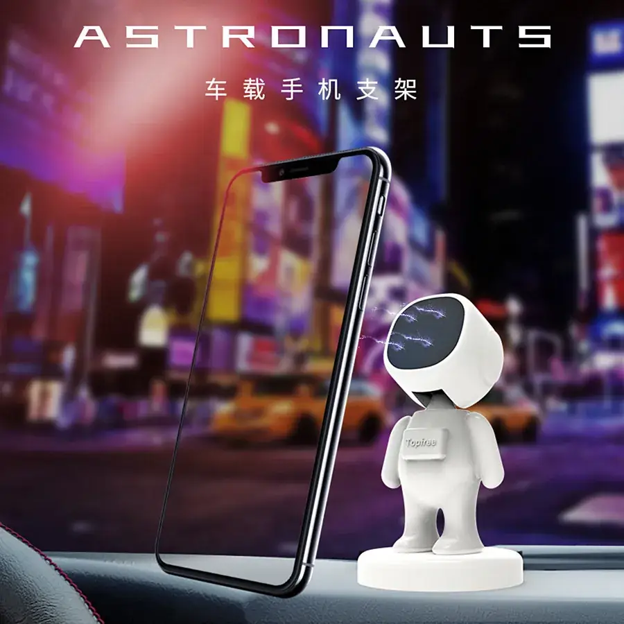 Car Magnetic Phone Holder for 360° View - Image 2