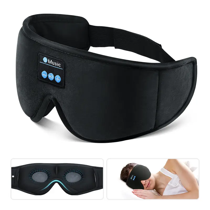 3D Wireless Bluetooth Eye Mask for Sleep & Music