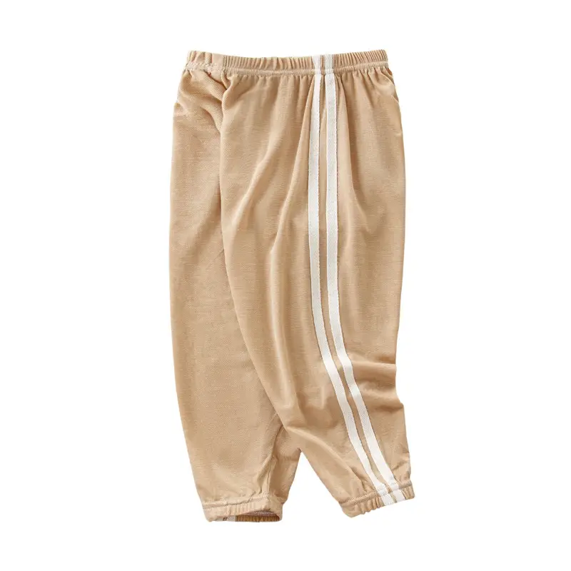 Pink Ice Silk Boys Girls Casual Shorts Summer Bloomers