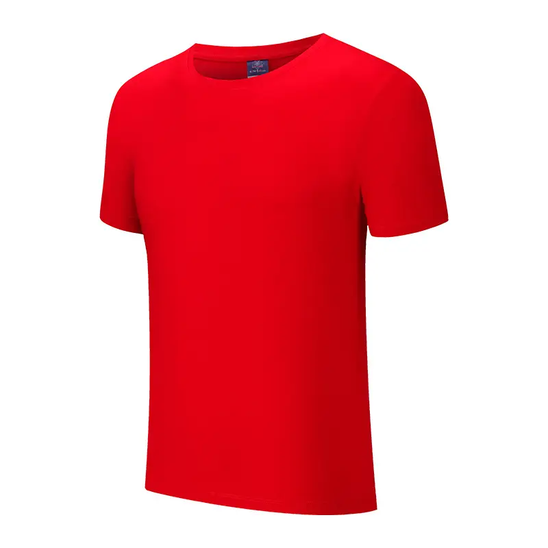 Men Grey Cotton Round Neck T-Shirt Short Sleeve