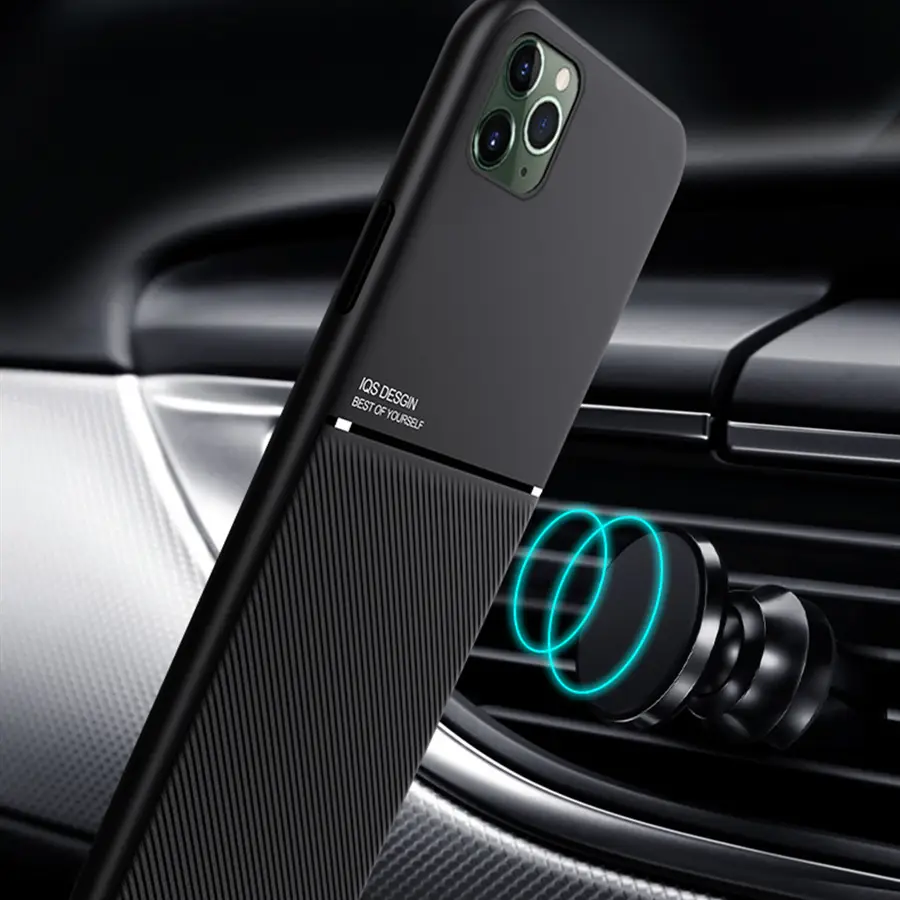 Simple Leather Drop-Resistant Phone Case for iPhone 15 - Image 8