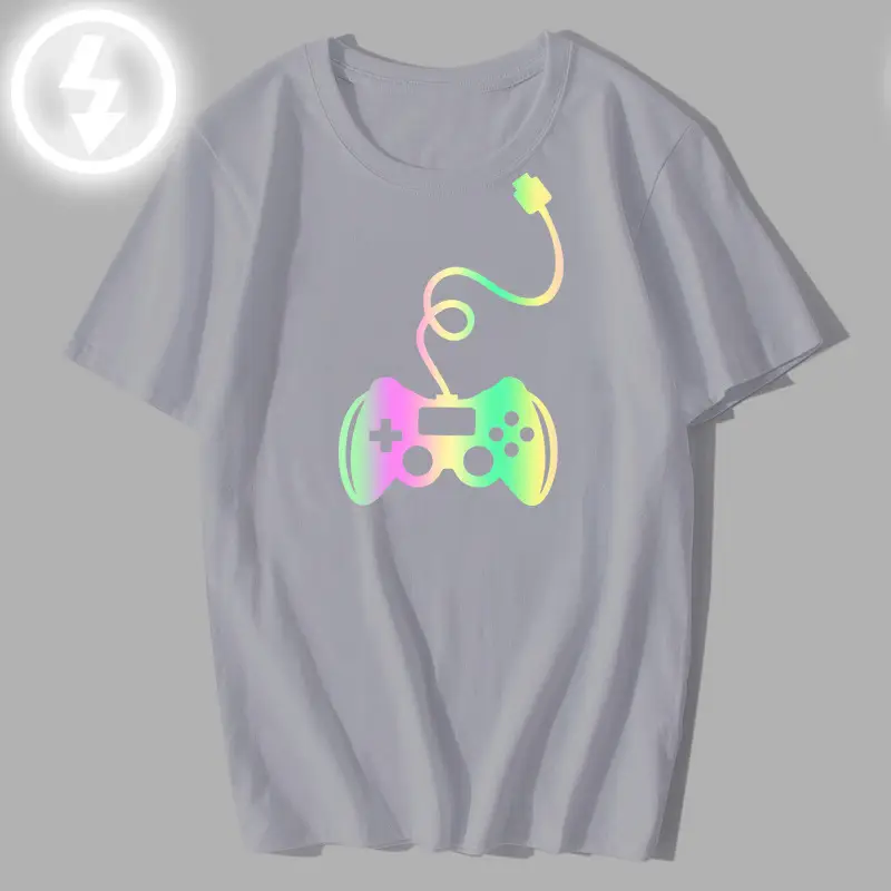 New Game Machine Icon T-Shirt Short Sleeve Summer Casual - Image 2