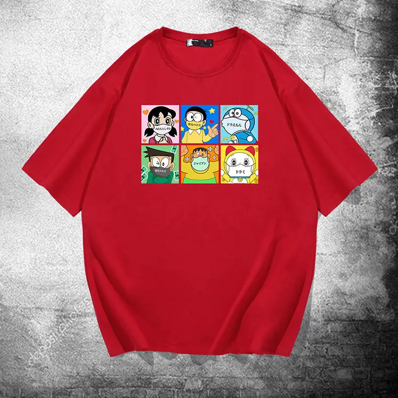 Red Ding-Dang Cat T-Shirt for Men Women Summer Wear - Image 10