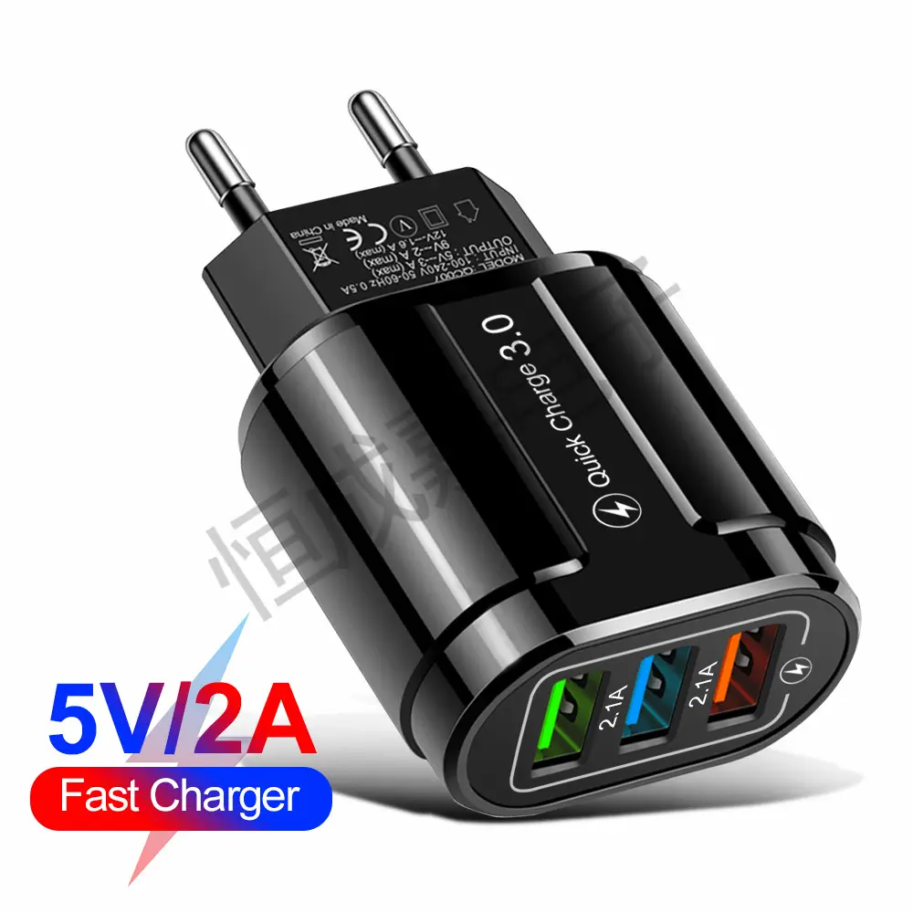 5V 2A Fast Charging USB Charger for Mobile & Tablet