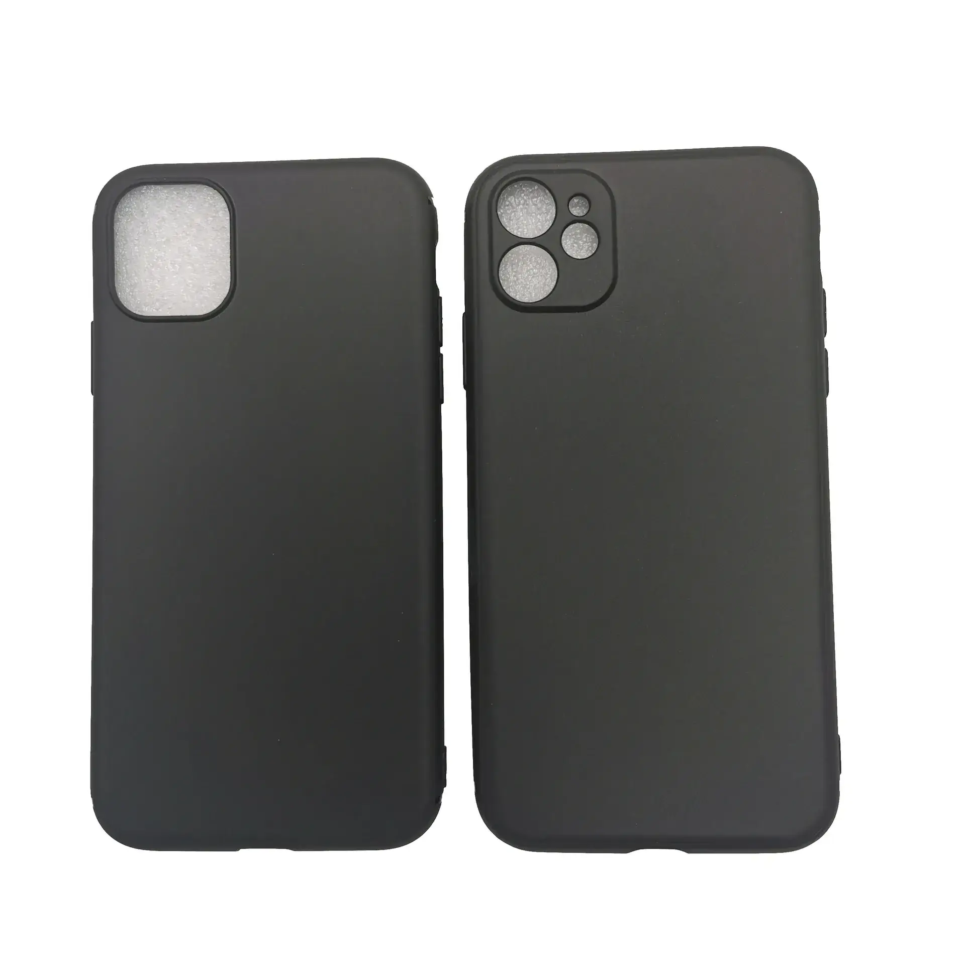 iPhone 12C Glass Black Case with Pikachu Design