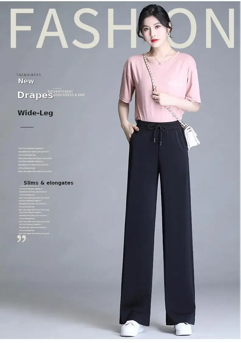 Orange Wide Leg Pants for Women 2025 Summer — feature 1