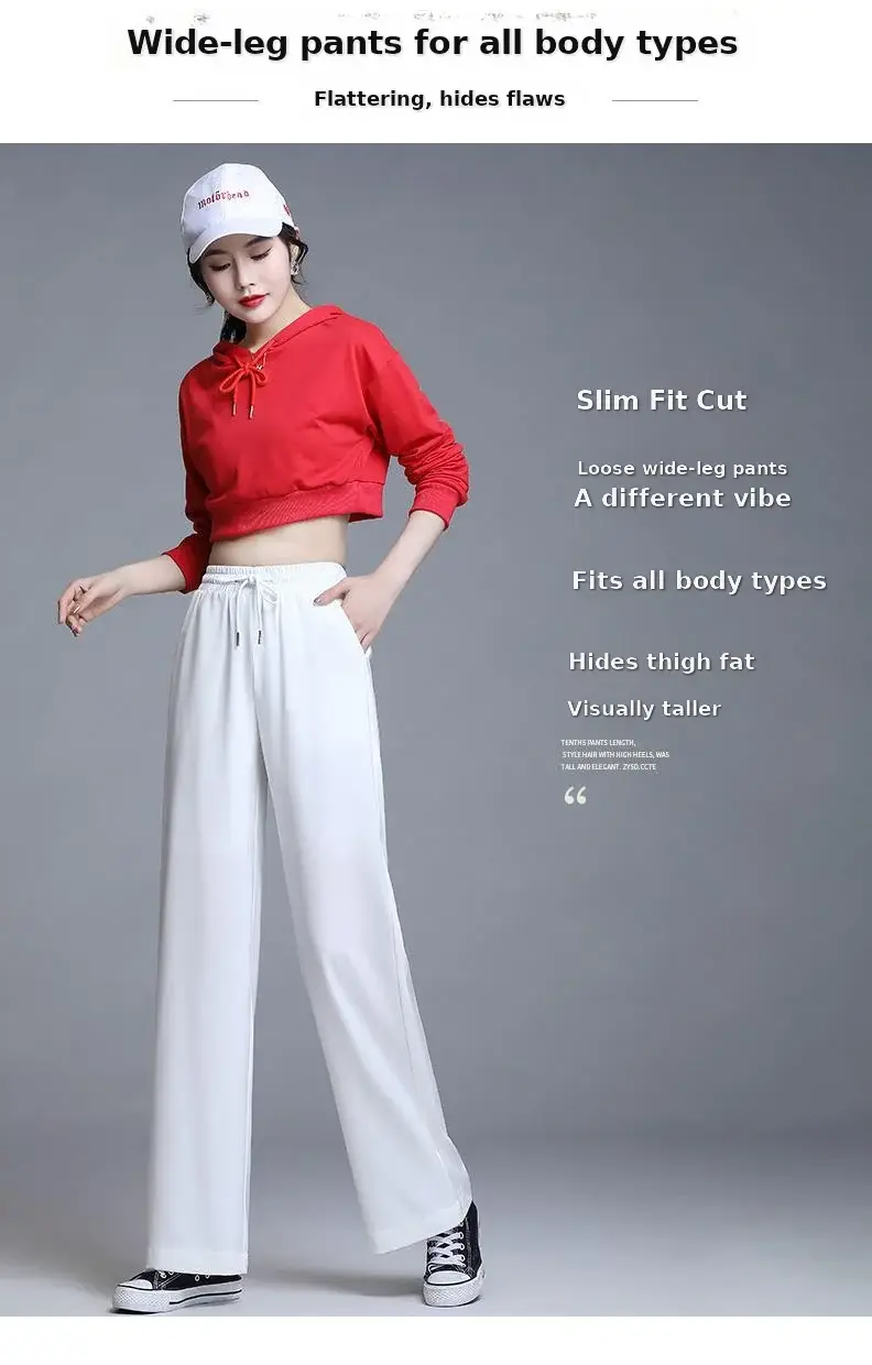 Orange Wide Leg Pants for Women 2025 Summer — feature 2