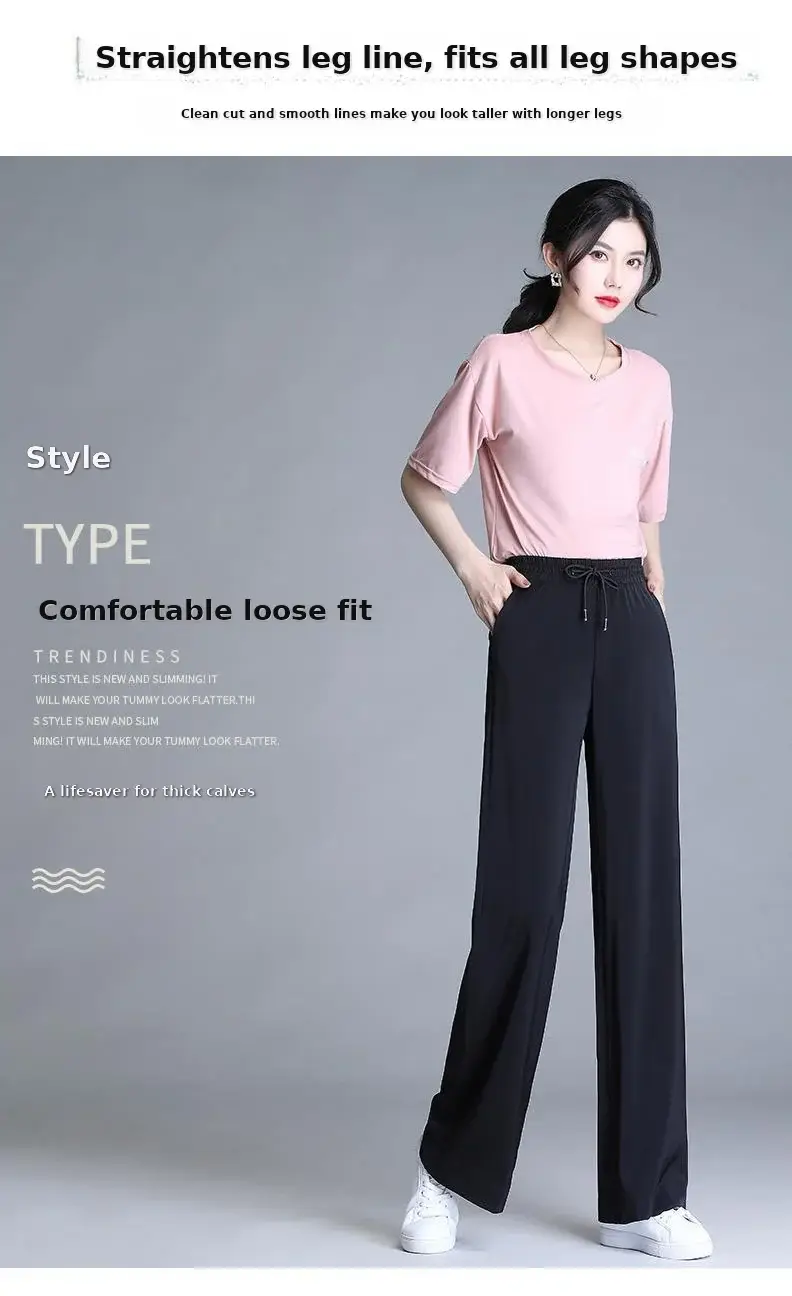 Orange Wide Leg Pants for Women 2025 Summer — feature 5
