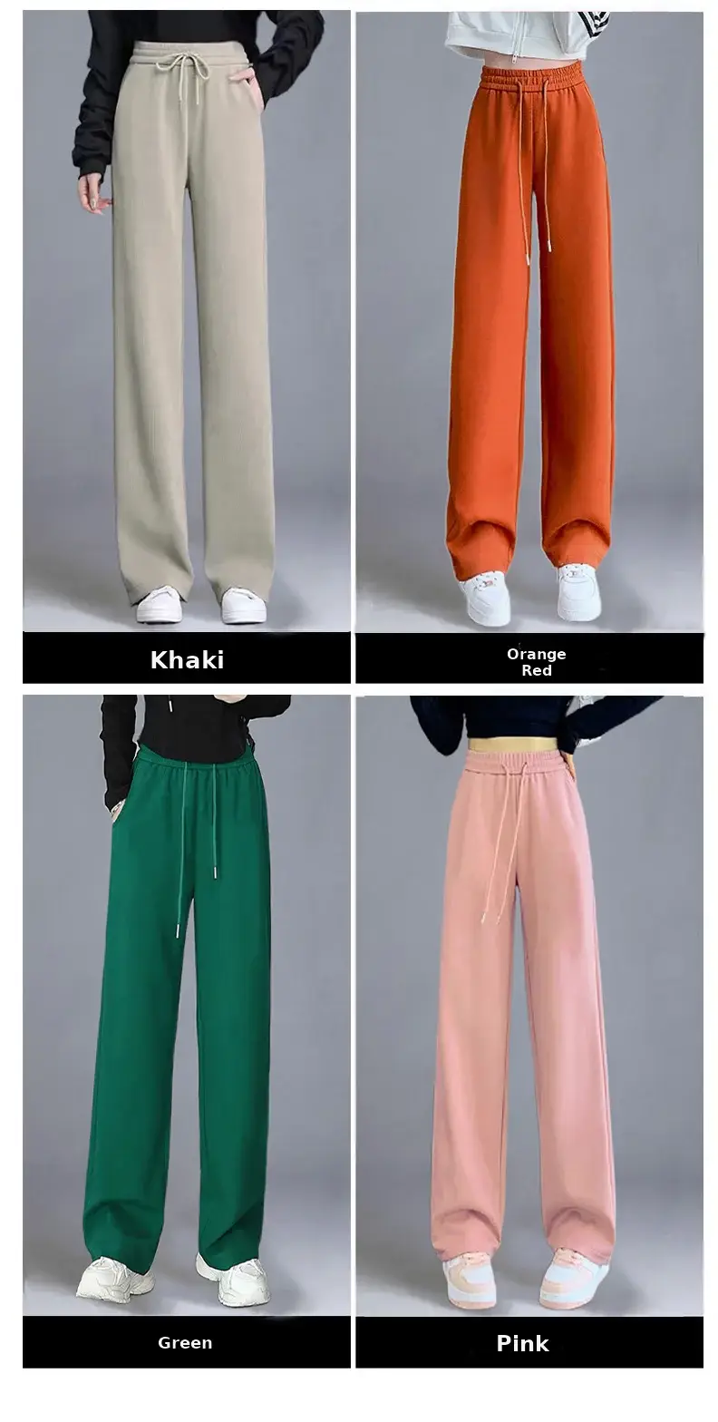 Orange Wide Leg Pants for Women 2025 Summer — feature 9