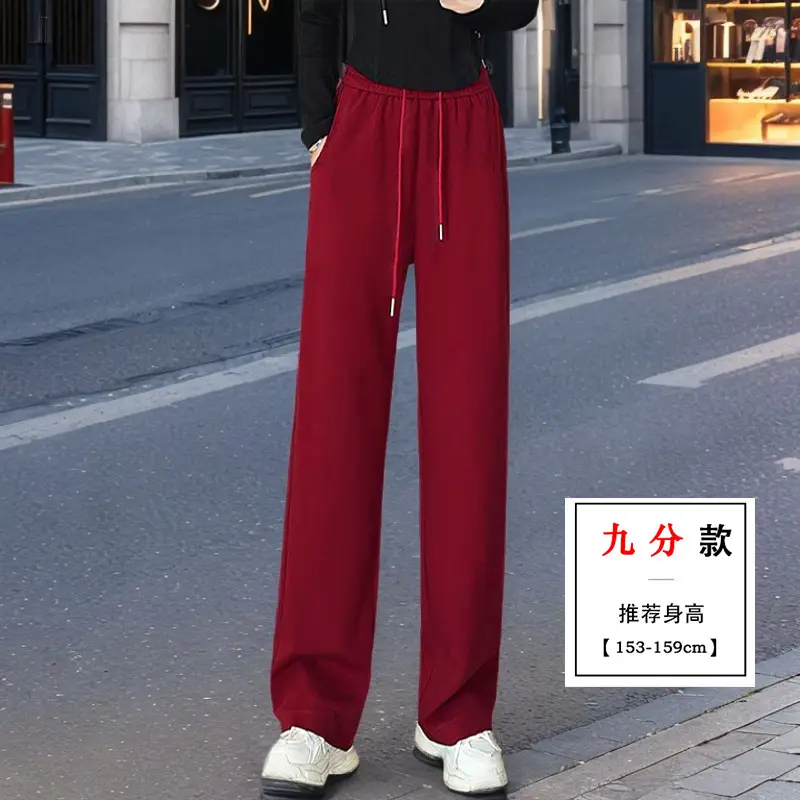 Orange Wide Leg Pants for Women 2025 Summer - Image 11