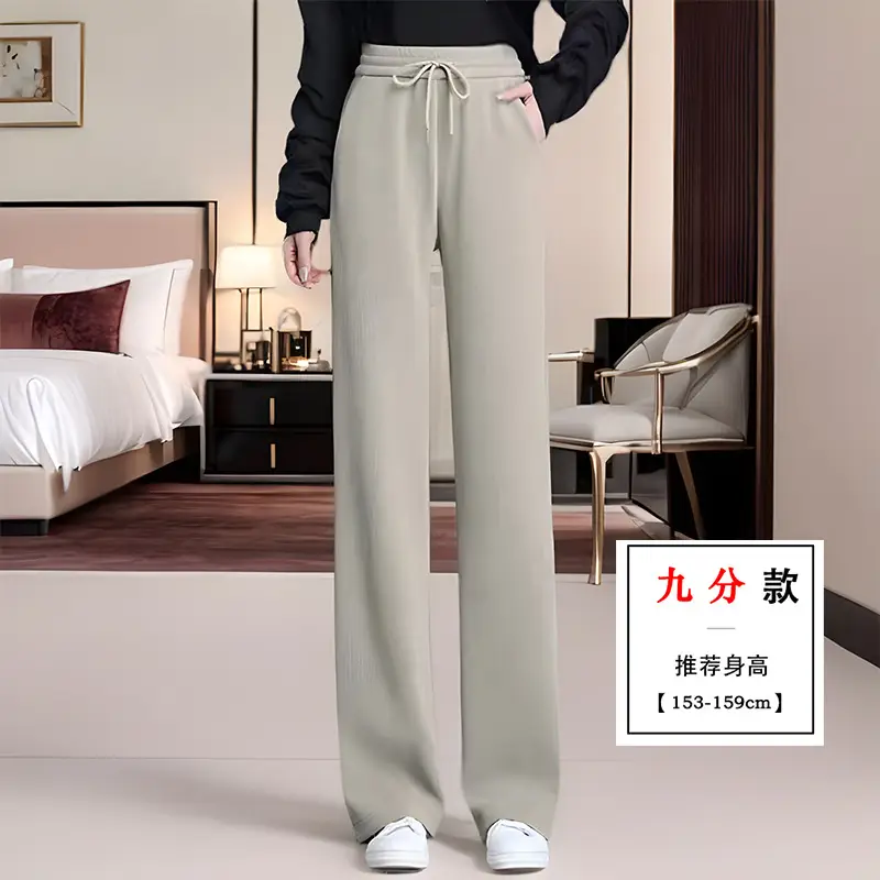 Orange Wide Leg Pants for Women 2025 Summer - Image 12