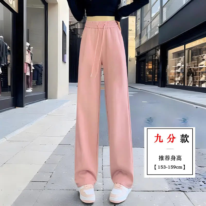 Orange Wide Leg Pants for Women 2025 Summer - Image 14