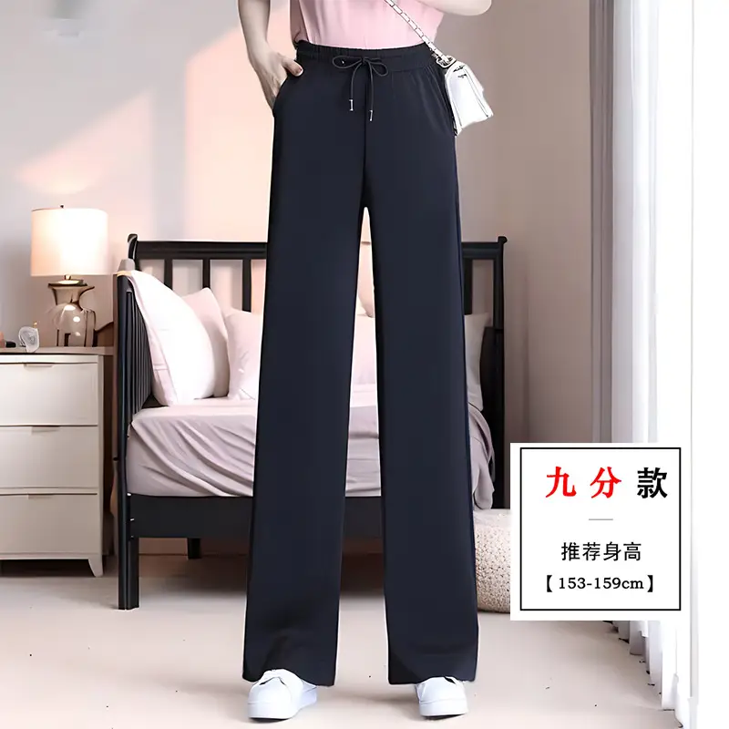 Orange Wide Leg Pants for Women 2025 Summer - Image 8