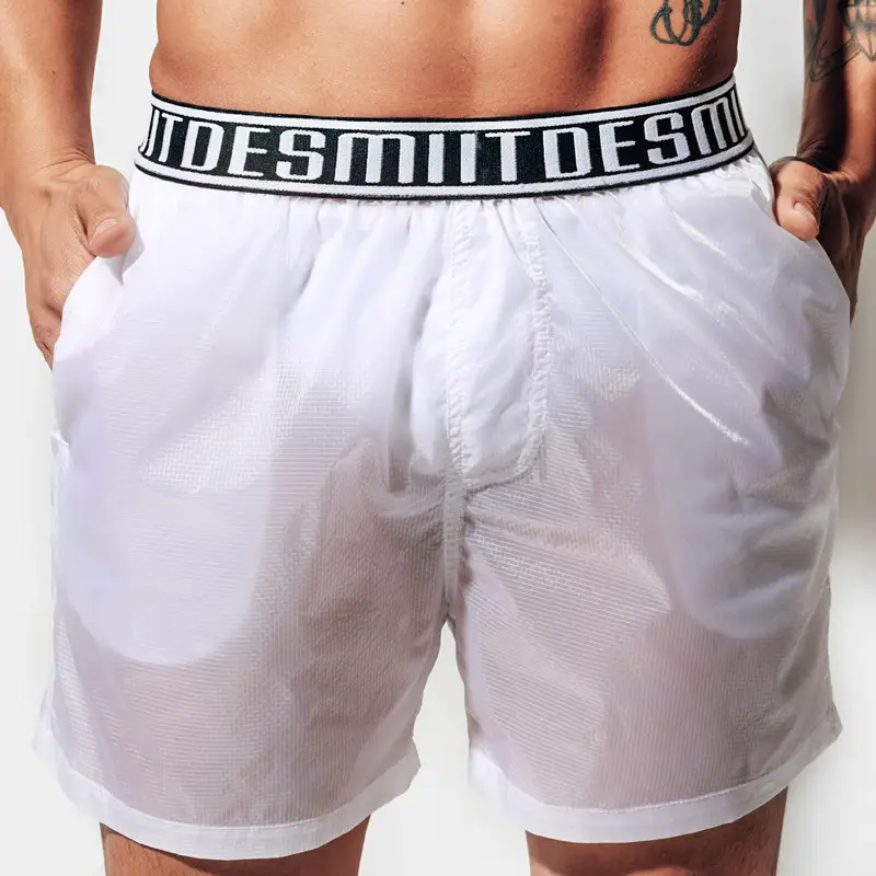 Men's White Ultra-Thin Cross-Border Shorts S7072 - Image 4