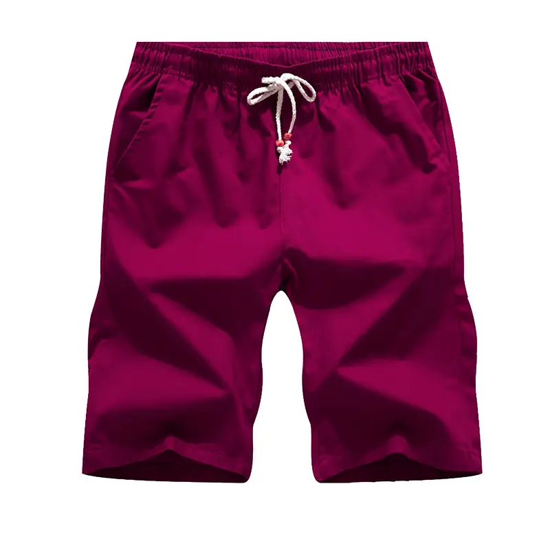 Men's Cotton Casual Shorts White Blue Black - Image 10