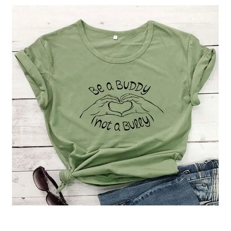 Be a Buddy Not A Fashion T-Shirt Grey - Image 4