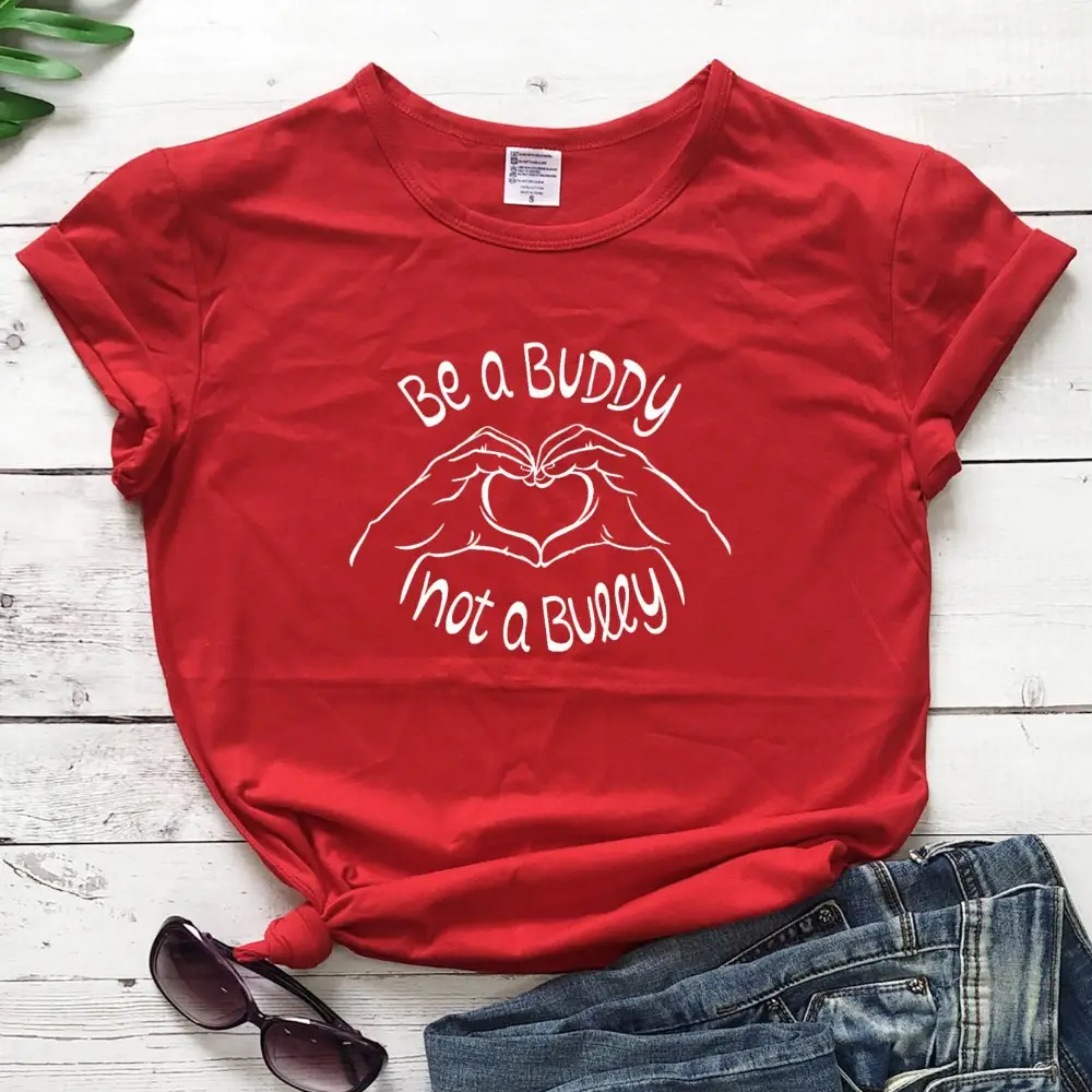 Be a Buddy Not A Fashion T-Shirt Grey - Image 8