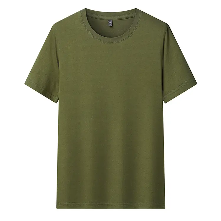 White Round Neck Short Sleeve T-Shirt for Men — feature 16