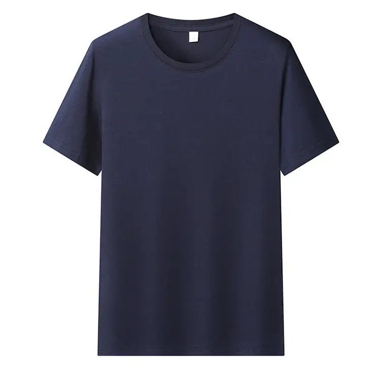 White Round Neck Short Sleeve T-Shirt for Men — feature 17