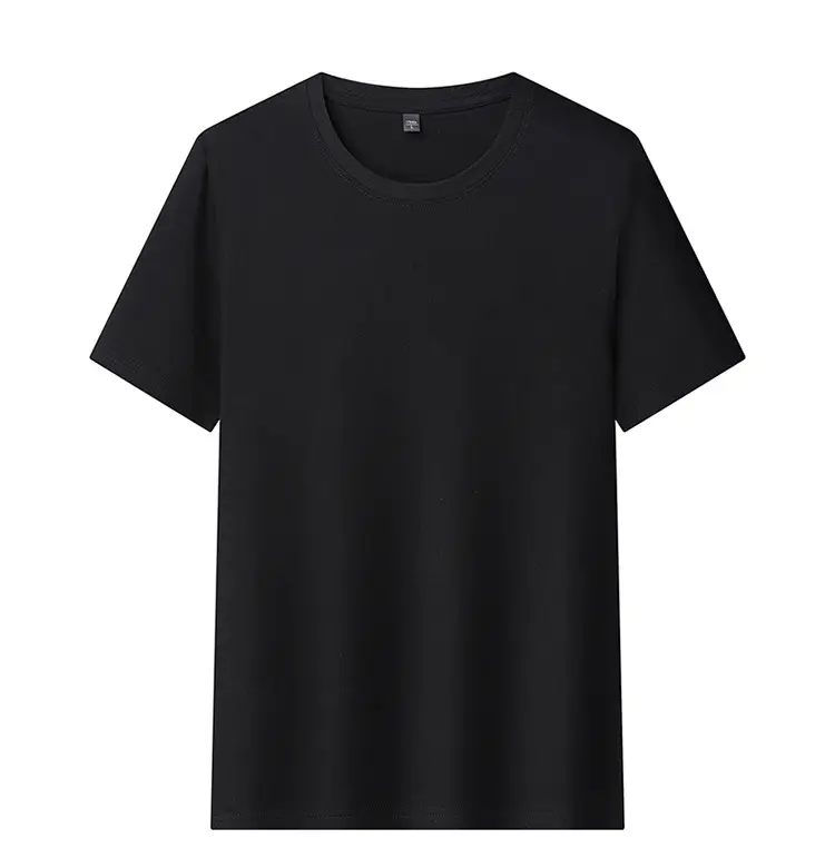 White Round Neck Short Sleeve T-Shirt for Men — feature 24