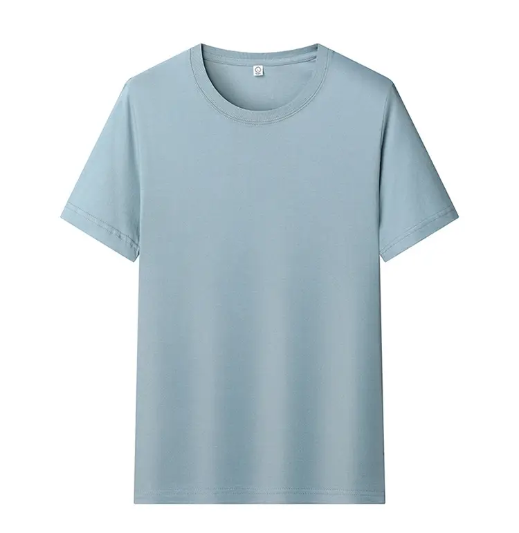 White Round Neck Short Sleeve T-Shirt for Men — feature 25