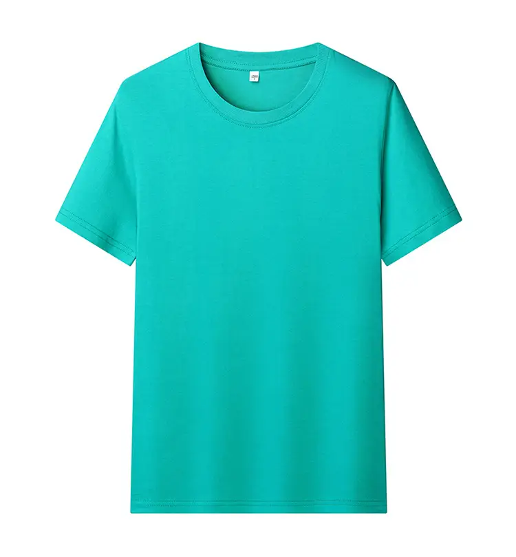 White Round Neck Short Sleeve T-Shirt for Men — feature 29