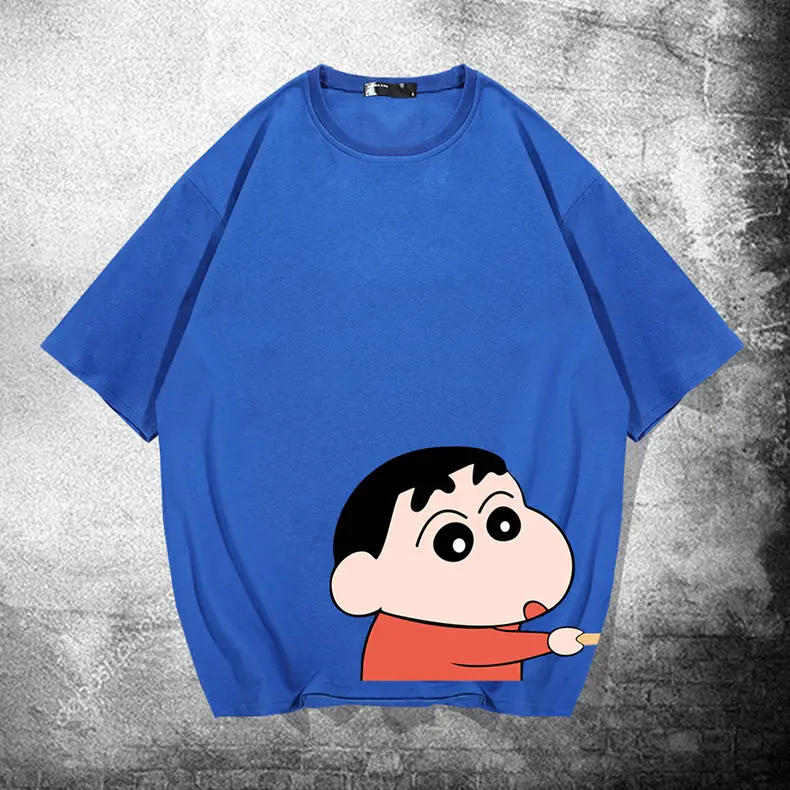 Red Cartoon Print T-Shirt for Men Women - Image 16