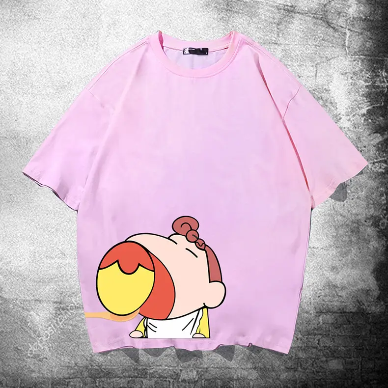 Red Cartoon Print T-Shirt for Men Women - Image 17