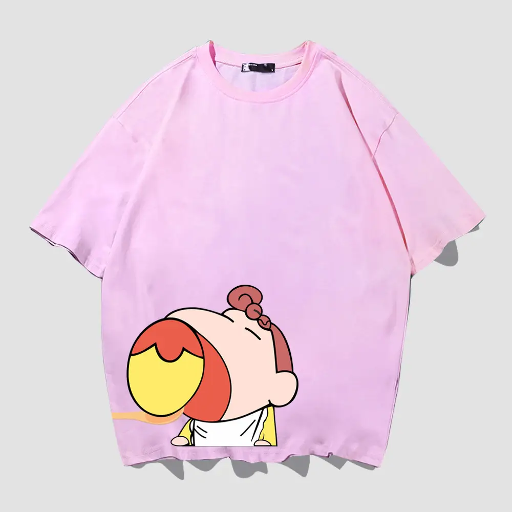 Red Cartoon Print T-Shirt for Men Women - Image 12