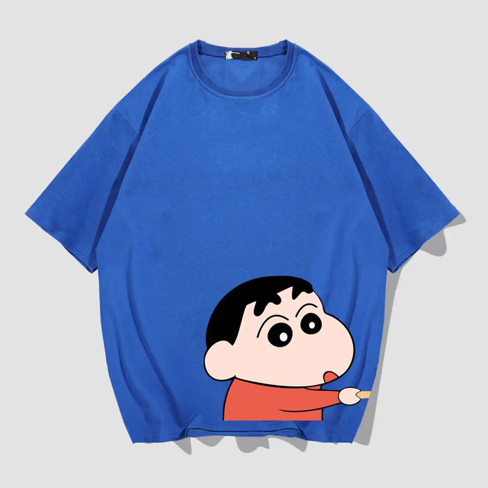 Red Cartoon Print T-Shirt for Men Women - Image 5