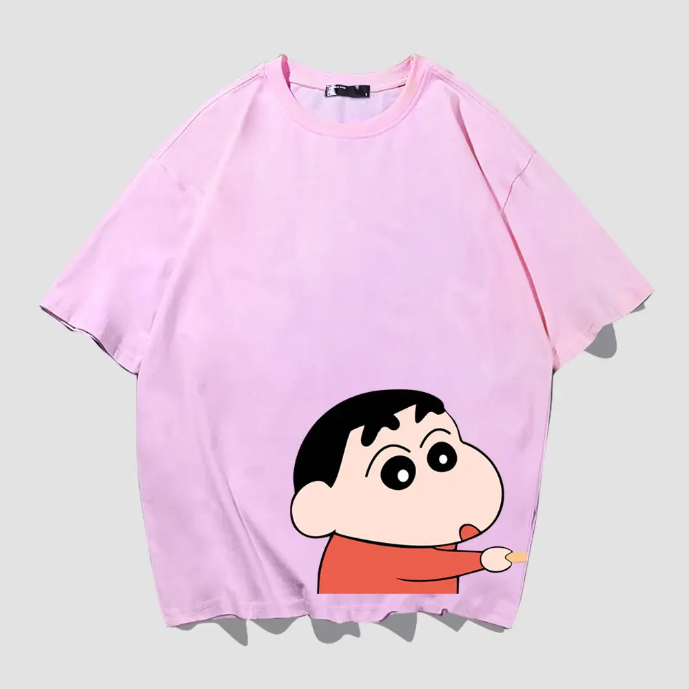 Red Cartoon Print T-Shirt for Men Women - Image 6