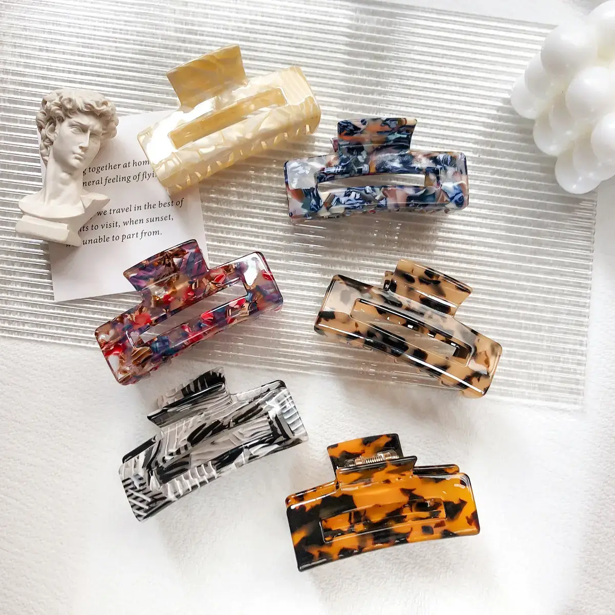 Elegant Square Hair Grab Clip for Women - Image 18