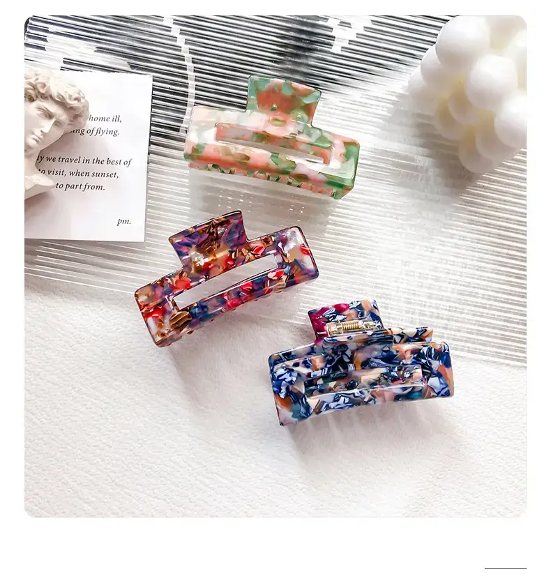 Elegant Square Hair Grab Clip for Women — feature 11