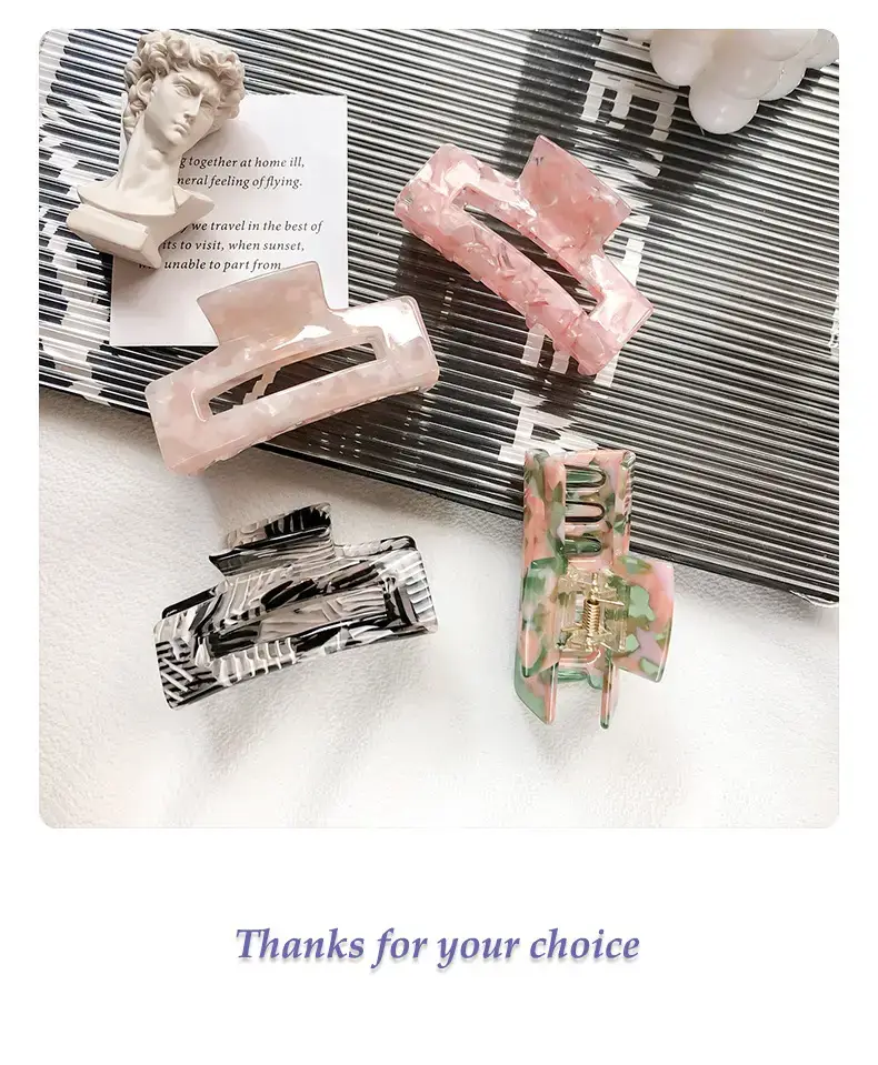 Elegant Square Hair Grab Clip for Women — feature 13