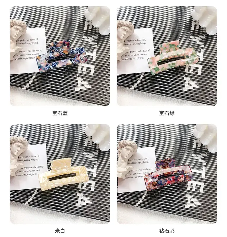Elegant Square Hair Grab Clip for Women — feature 7