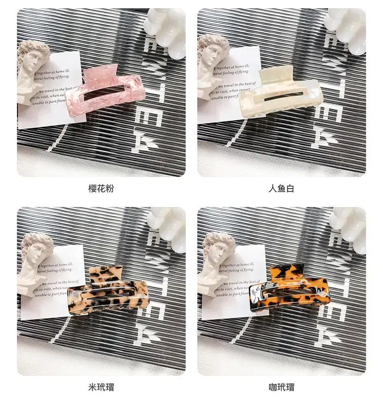 Elegant Square Hair Grab Clip for Women — feature 8