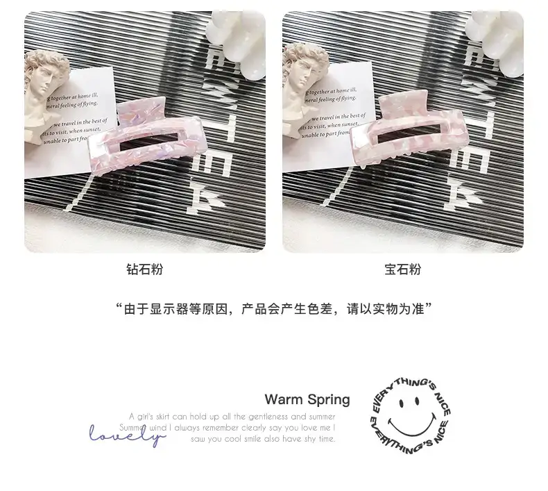 Elegant Square Hair Grab Clip for Women — feature 9