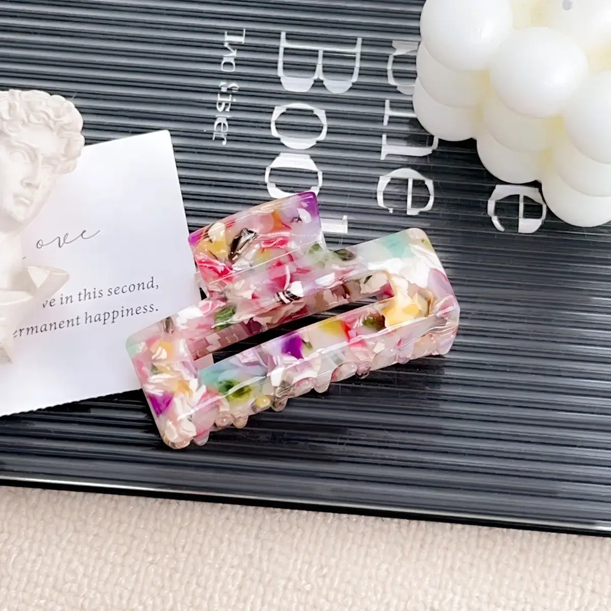 Elegant Square Hair Grab Clip for Women - Image 12
