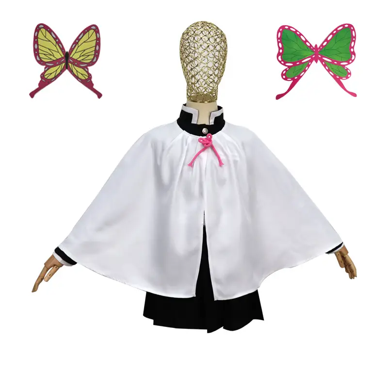 Kimetsu No Yaiba Nezuko Kamado Cosplay Suit Maroon Green — feature 33
