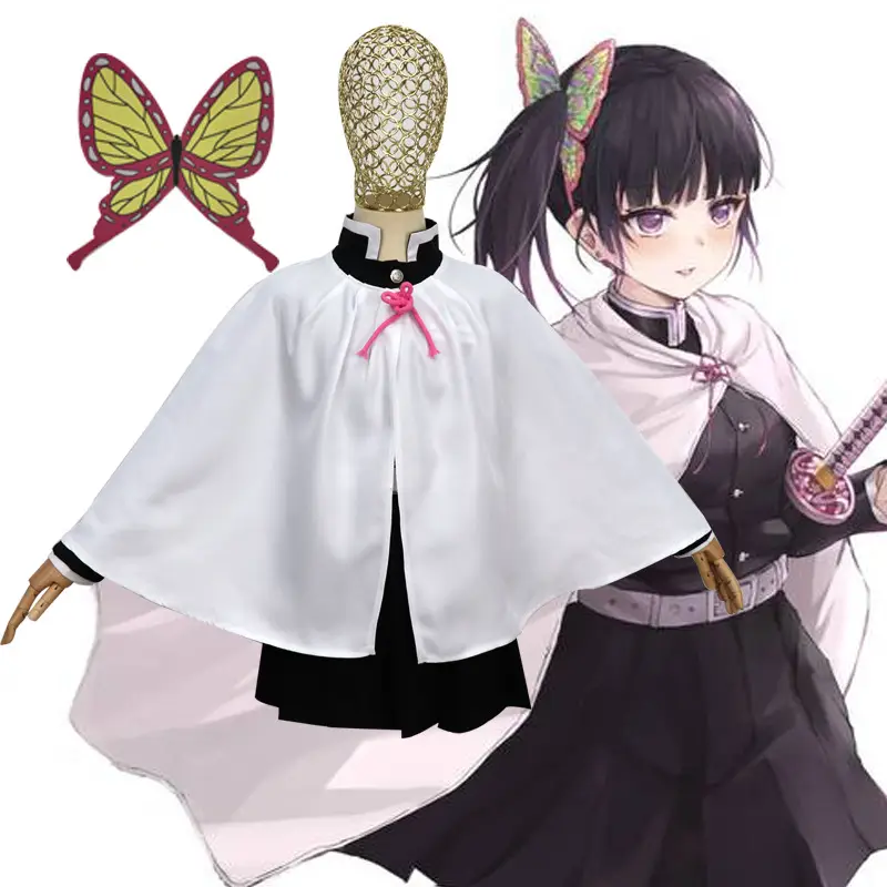 Kimetsu No Yaiba Nezuko Kamado Cosplay Suit Maroon Green — feature 36