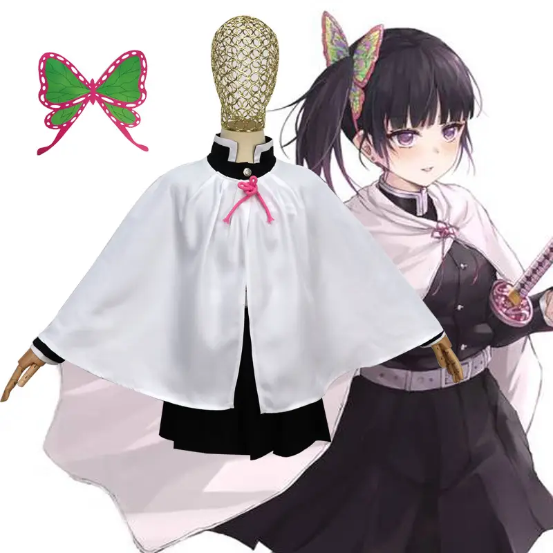 Kimetsu No Yaiba Nezuko Kamado Cosplay Suit Maroon Green — feature 37