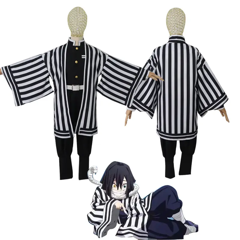 Kimetsu No Yaiba Nezuko Kamado Cosplay Suit Maroon Green — feature 41