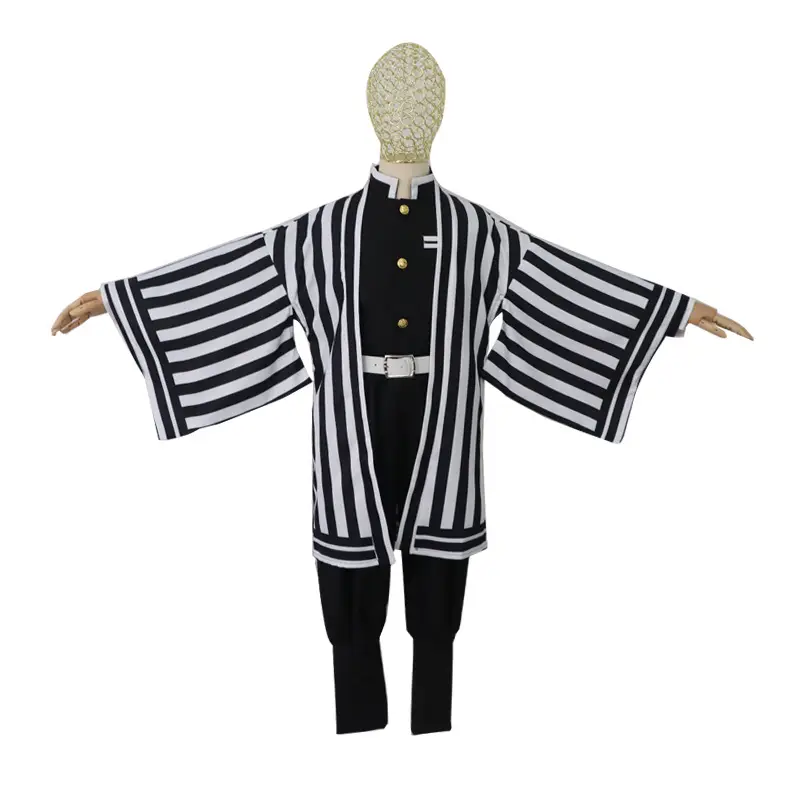 Kimetsu No Yaiba Nezuko Kamado Cosplay Suit Maroon Green — feature 42