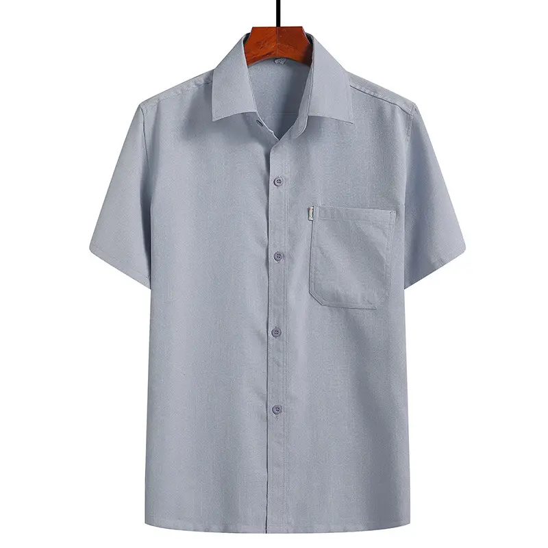Men Linen Chinese Style Shirt & Pants Set White Elderly Suit - Image 23