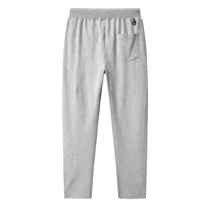 Men Black Knitted Sports Pants Large - Image 10